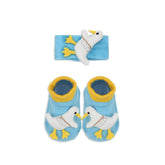 Wrist Bell & Socks-Blue 0-12Months